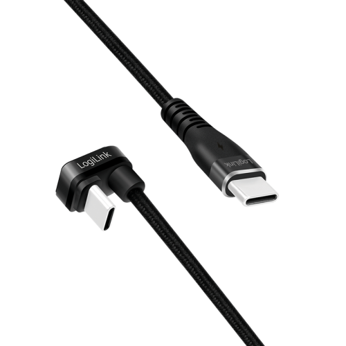 Cablu de date Logilink CU0191, USB-C - USB-C, 2m, Black