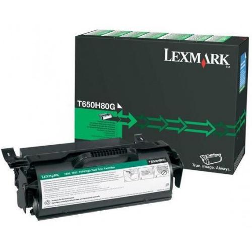 Cartus Toner Lexmark T650H80G Black