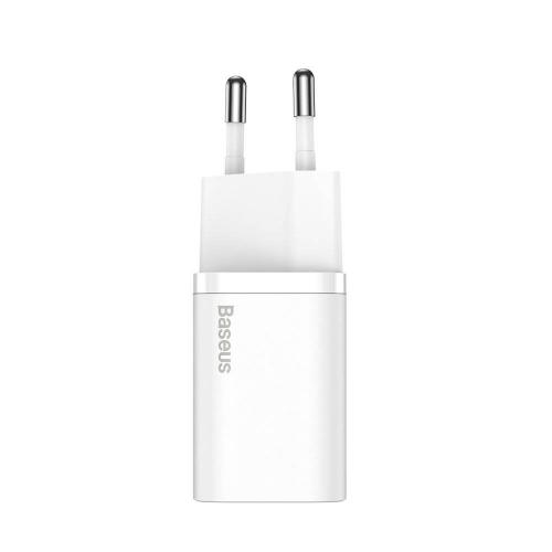 Incarcator retea Baseus Super Si CCSP020102, 1x USB-C, 3A, White