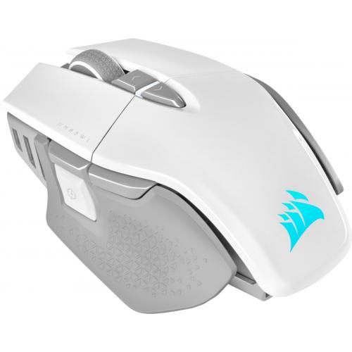 Mouse Optic Corsair M65 RGB Ultra Wireless, USB Wireless/Bluetooth , White-Grey