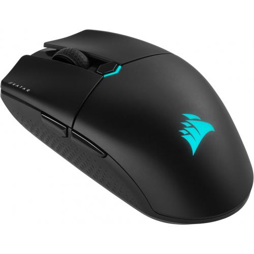 Mouse Optic Corsair Katar Elite, USB Wireless/Bluetooth, Black