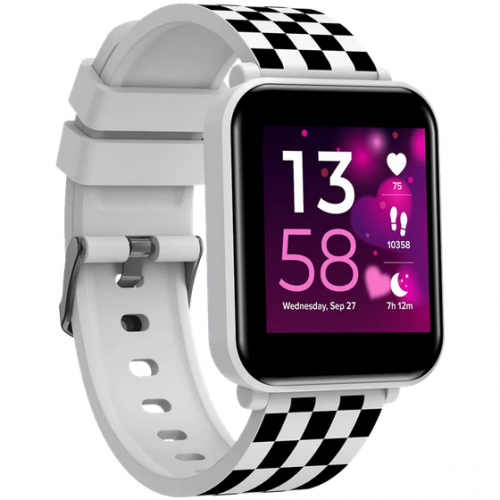 SmartWatch Canyon Joyce KW-43, 1.54inch, Curea Silicon, White-Black