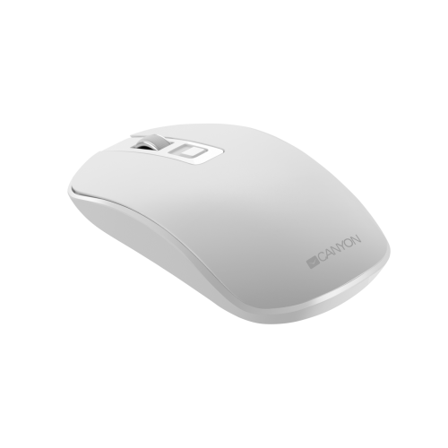 Mouse Optic Canyon MW-18, USB Wireless, Pearl White