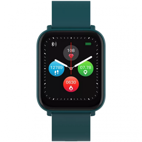 SmartWatch Canyon EASY SW-54, 1.7inch, Curea Silicon, Green