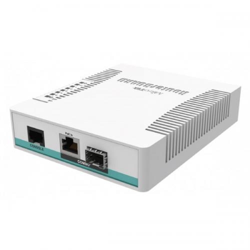 Switch MikroTik CRS106-1C-5S L5, 4 porturi