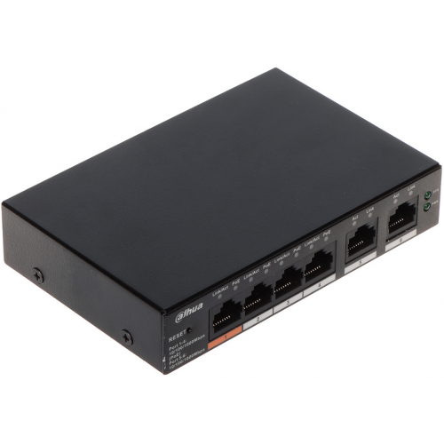 Switch Dahua CS4006-4ET-60, 4 porturi, PoE