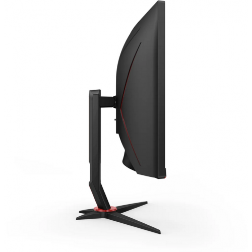 Monitor LED Curbat AOC CU34G2XP/BK, 34inch, 3440x1440, 1ms GTG, Black-Red