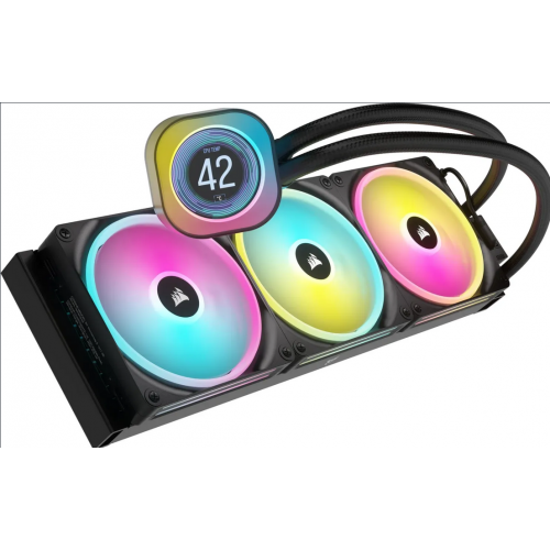 Cooler procesor Corsair iCUE LINK H170i RGB LED, 3x 140mm