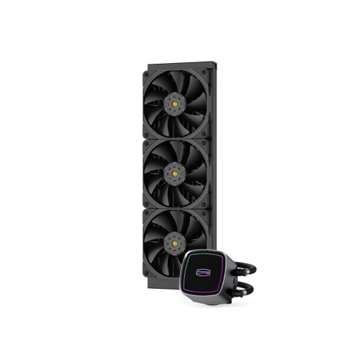 Cooler procesor PcCOOLER DE360 BK, 3x 120mm