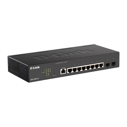 Switch D-Link DGS-2000-10P, 8 porturi