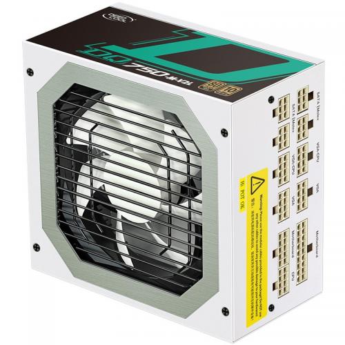 Sursa Deepcool DP-DQ750-M-V2L WH, 750W, Modulara, 80+ Gold