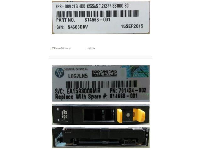 DRV 2TB HDD 12GSAS 7.2KSFF