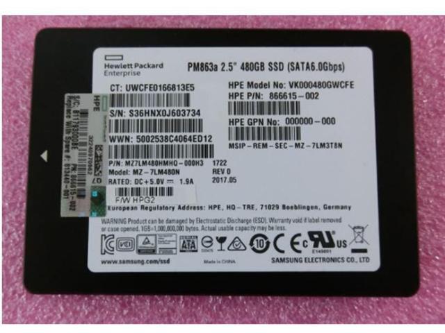 DRV SSD 480GB 6G 2.5 SATA VE