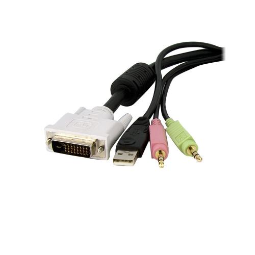 Cablu KVM Startech DVID4N1USB10, 3m