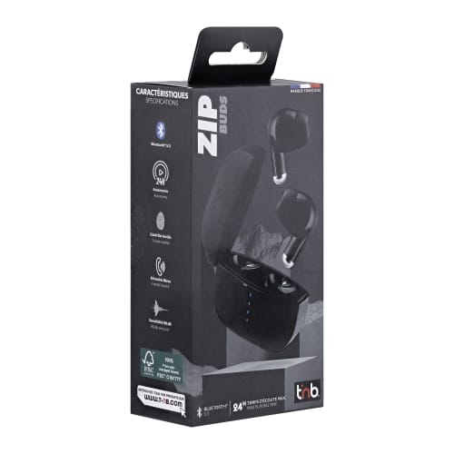 Handsfree TNB ZIP 2 intra-auriculaire, Black