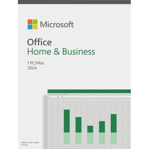 Microsoft Office Home and Business 2024 Engleza, EuroZone Medialess Retail, 1User