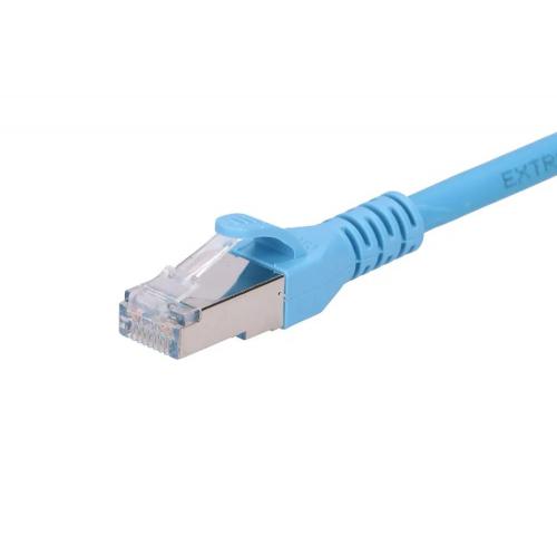 Patchcord Extralink EX.6556, S/FTP, Cat6a, 1m, Blue