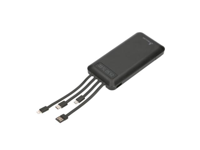 Extralink EPB-083 10000mAh Czarny | Powerbank | Power bank, USB-C