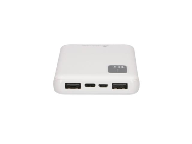 Extralink EPB-098W 10000mAh Biały | Powerbank | Power bank, USB-C