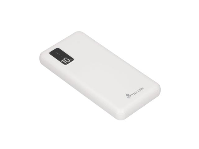 Extralink EPB-098W 10000mAh Biały | Powerbank | Power bank, USB-C