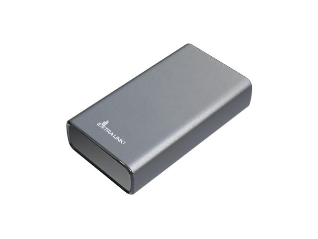 Extralink EPB-126 20000mAh Srebrny | Powerbank | Power bank, 45W PD, USB-C