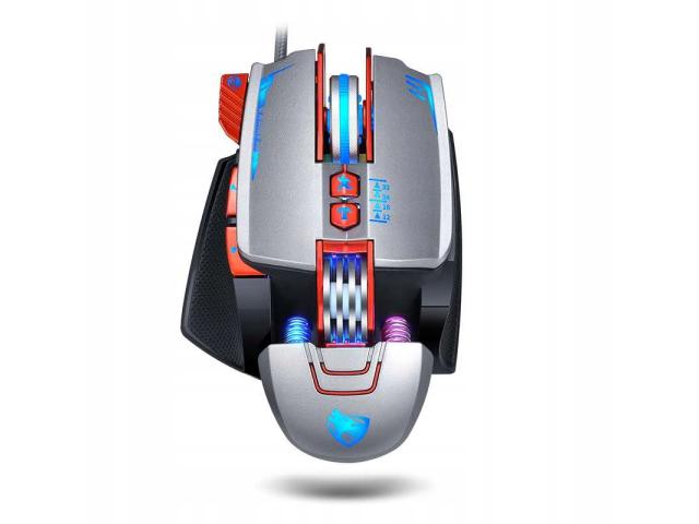 Extralink Gaming Mouse V9 | Mysz gamingowa | przewodowa, optyczna, 6400dpi, 8 przycisków, podświetlenie LED