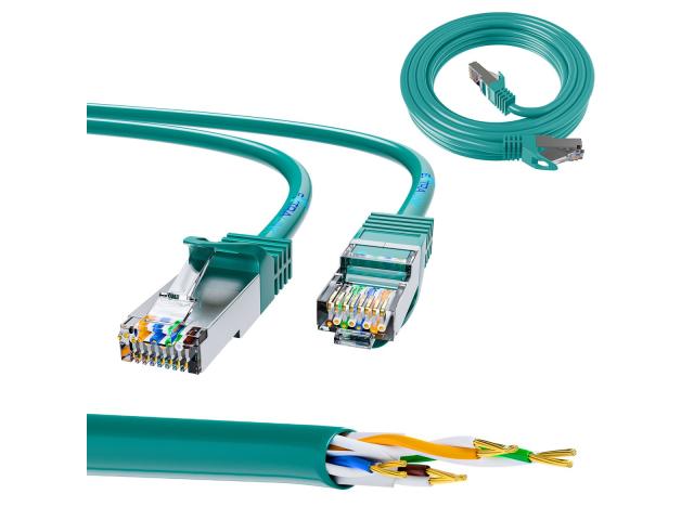 Extralink Kat.6 FTP 3m | Patchcord LAN | Miedź Kabel sieciowy skrętka 1Gbit/s