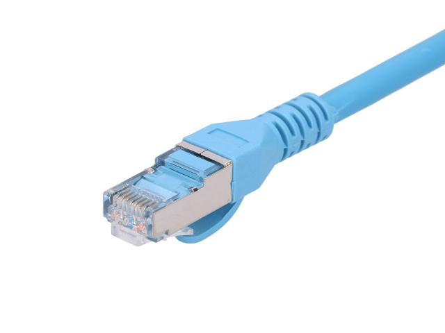 Extralink Kat.6A S/FTP 0.5m | Patchcord LAN | Miedź Kabel sieciowy skrętka 10Gbit/s