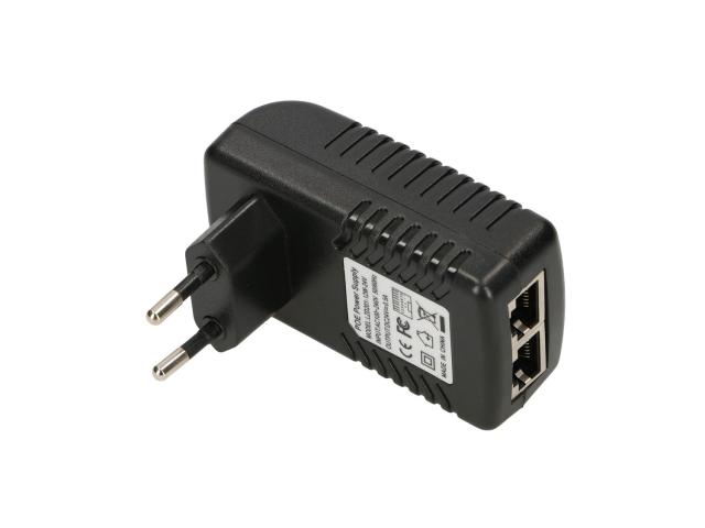 Extralink POE-24-12W | Zasilacz PoE | 24V, 0,5A, 12W, wtyk do gniazda elektrycznego