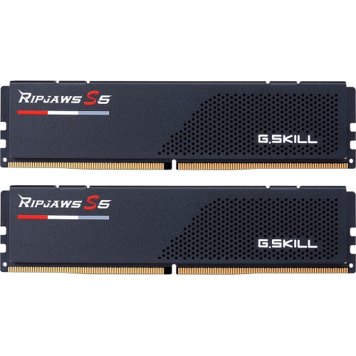 Kit Memorie G.Skill Ripjaws S5 Black Intel XMP 3.0, 32GB, DDR5-6400MHz, CL36, Dual Channel