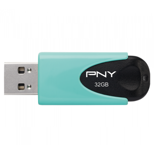 Memorie USB PNY Attache 4 Pastel 32GB, USB 2.0, Aqua