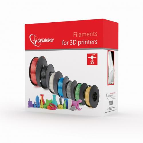 Filament Gembird ABS, 1.75mm, 1kg, Yellow