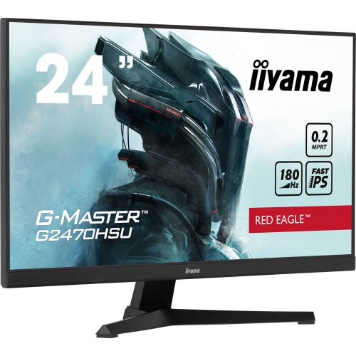 Monitor LED Iiyama G-MASTER Red Eagle G2470HSU-B6, 23.8inch, 1920x1080, 0.2ms, Black