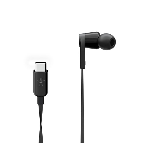 Casti cu microfon Belkin ROCKSTAR, USB-C, Black