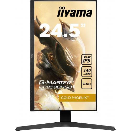 Monitor LED Iiyama G-MASTER Gold Phoenix GB2590HSU-B1, 24.5inch, 1920x1080, 0.4ms, Black