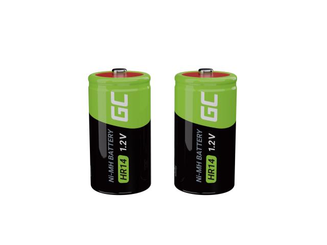 Green Cell Batteries 4x C R14 HR14 Ni-MH 1.2V 4000mAh