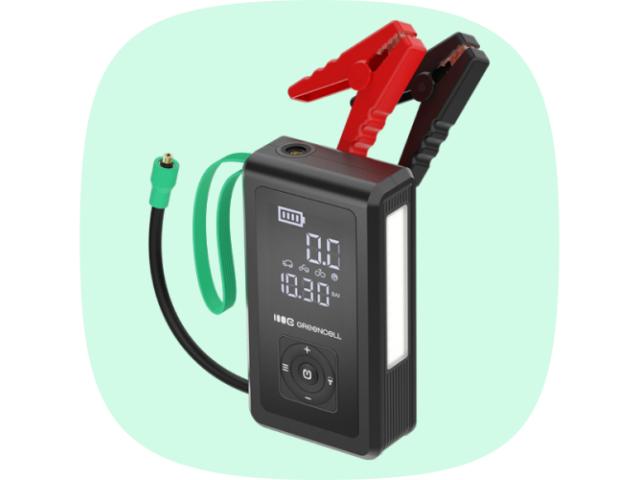 Greencell PowerBoost Air / Starter / Powerbank for car with compressor 8000mAh 1000A Starting device