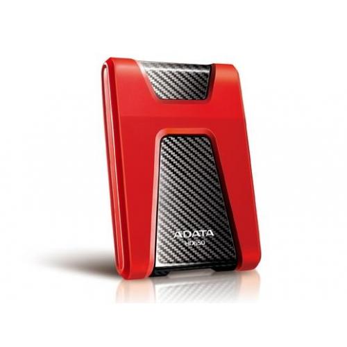 Hard Disk Portabil Adata Durable HD650, 1TB, USB 3.1, 2.5inch, Red