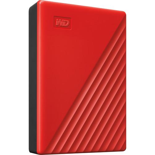 Hard Disk Portabil Western Digital My Passport, 4TB, USB 3.2, 2.5inch, Red