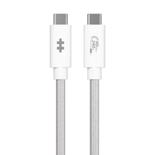 Cablu de date Targus HD6500WHGL, USB-C male - USB-C male, 1.2m, White