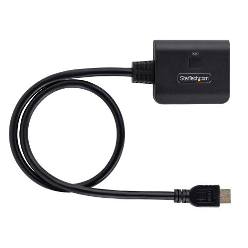 Adaptor Kensington HDMI-SPLITTER-4K60UP, HDMI + Micro USB-B - 2x HDMI,  Black