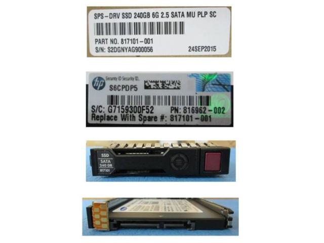 hot-plug SSD 240GB 2.5Inch SFF