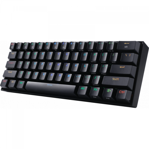 Tastatura Wireless Redragon Draconic, RGB LED, Bluetooth/USB, Black