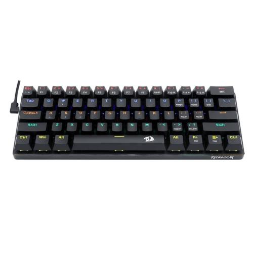 Tastatura Redragon Jax RGB LED, USB, Black