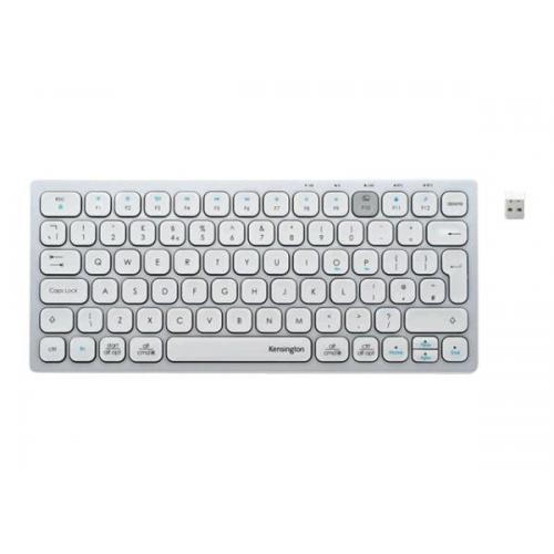 Tastatura Wireless Kensington Dual Wireless Compact, Bluetooth, Silver