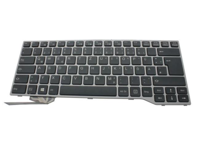 KEYBOARD BLACK W BL GERMAN