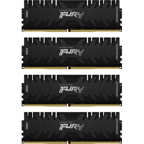 Kit memorie Kingston FURY Renegade 32GB, DDR4-3200MHz, CL16, Quad Channel