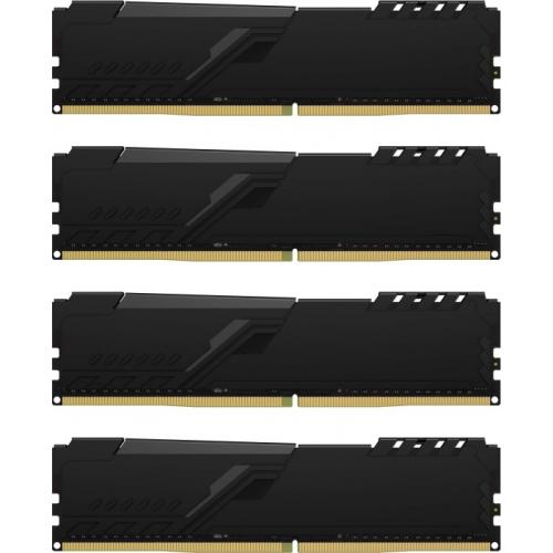 Kit memorie Kingston FURY Beast 128GB, DDR4-3600MHz, CL18, Quad Channel