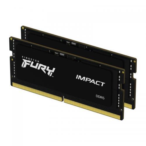 Kit Memorie SO-DIMM Kingston Fury Impact 32GB, DDR5-4800Mhz, CL38, Dual Channel