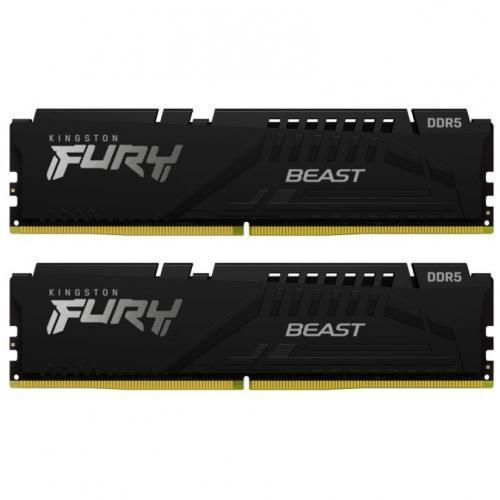 Kit Memorie Kingston Fury Beast 64GB, DDR5-5200Mhz, CL40, Dual Channel